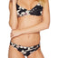 O'Neill Black Albany Floral Strappy Cheeky Bikini Bottom