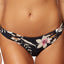 O'Neill Black Albany Floral Strappy Cheeky Bikini Bottom