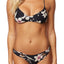 O'Neill Black Albany Floral Strappy Cheeky Bikini Bottom