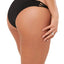 O'Neill Black Salt Water Solids Strappy Hipster Bikini Bottom