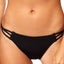 O'Neill Black Salt Water Solids Strappy Hipster Bikini Bottom