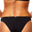 O'Neill Black Salt Water Solids Strappy Hipster Bikini Bottom