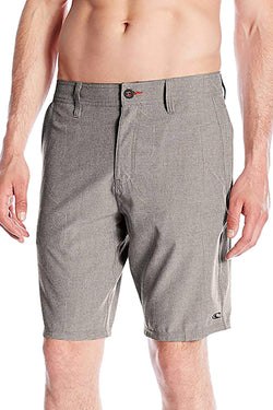 O'Neill Charcoal Locked-Stripe Hybrid Stretch Walking Short thumbnail 1