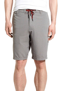 O'Neill Charcoal Locked-Stripe Hybrid Stretch Walking Short thumbnail 4