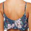 O'Neill Deep Teal Floral Print James Flounce Bikini Top