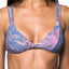 O'Neill Fog Mist Faye Strappy Smock Triangle Bikini Top