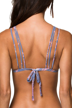 O'Neill Fog Mist Faye Strappy Smock Triangle Bikini Top thumbnail 4