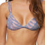 O'Neill Fog Mist Faye Strappy Smock Triangle Bikini Top