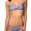 O'Neill Fog Mist Faye Twist-Front T-Back Bikini Top