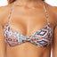 O'Neill Greer Twist Bikini Top in Aqua Haze