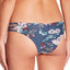 O'Neill James Macramé Side Cheeky Bikini Bottom in Deep Teal Floral
