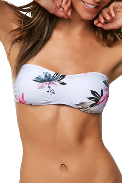 O'Neill Light Blue Sydney Printed Bandeau Bikini Top thumbnail 2