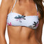 O'Neill Light Blue Sydney Printed Bandeau Bikini Top