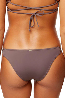 O'Neill Pepper Salt Water Solid Strappy Bikini Bottom thumbnail 2