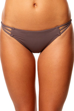 O'Neill Pepper Salt Water Solid Strappy Bikini Bottom thumbnail 1