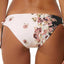 O'Neill Pink/Black Castaway Printed Side Tie Cheeky Bikini Bottom