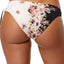 O'Neill Pink/Black Castaway Printed Side Tie Cheeky Bikini Bottom