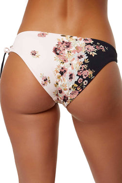 O'Neill Pink/Black Castaway Printed Side Tie Cheeky Bikini Bottom thumbnail 4