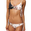O'Neill Pink/Black Castaway Printed Side Tie Cheeky Bikini Bottom