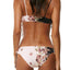 O'Neill Pink/Black Castaway Printed Side Tie Cheeky Bikini Bottom