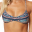 O'Neill Porter Racerback Bikini Top in Floral Multicolor