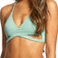O'Neill Sage Green Salt Water Solid Wrap Top