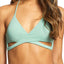 O'Neill Sage Green Salt Water Solid Wrap Top