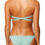 O'Neill Salt Water Solids Strappy Bandeau Bikini Top in Aqua Haze
