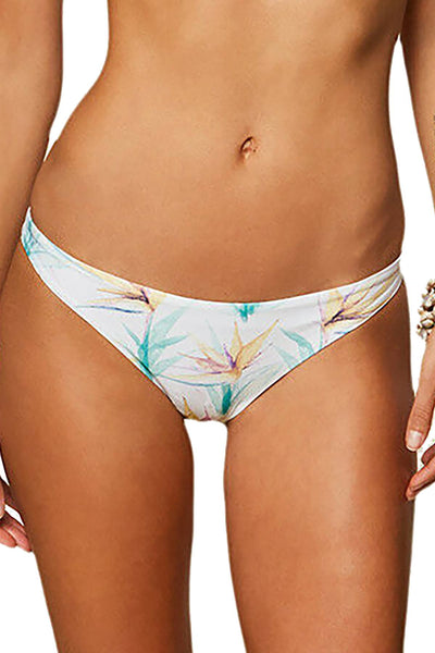 O'Neill White Floral Paradise Classic Hipster Bikini Bottom