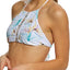 O'Neill White Floral Paradise Hi-Neck Bikini Top
