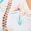 O'Neill White Floral Paradise Hi-Neck Bikini Top