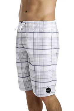 O'Neill White/Grey Plaid Santa Cruz 21" Boardshort thumbnail 2