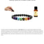 OM Double-Layer 7-Chakra / Lava Stone Natural Healing Bracelet