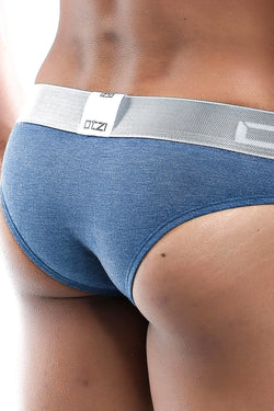 OTZI Blue Jasper/Silver Side Stripes Contrast Brief thumbnail 4