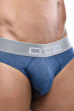 OTZI Blue Jasper/Silver Side Stripes Contrast Brief thumbnail 3