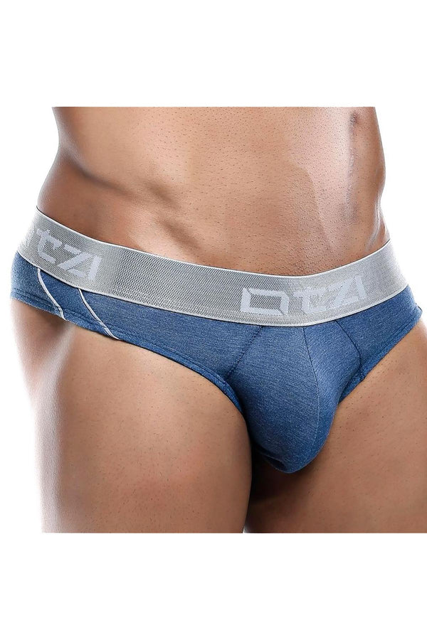 OTZI Blue Jasper/Silver Side Stripes Contrast Brief