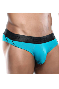 OTZI Green Jade/Black Side Stripes Contrast Brief thumbnail 2