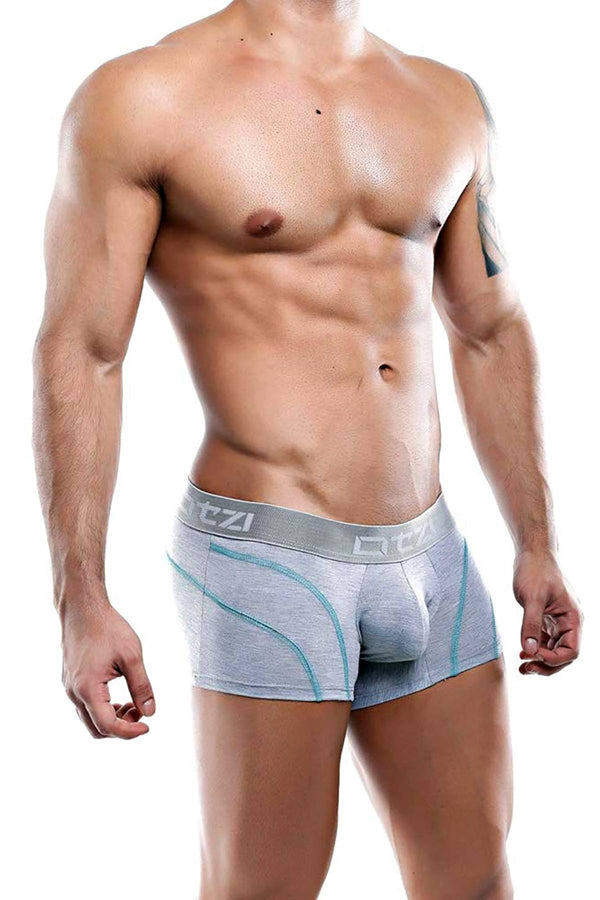 OTZI Grey Jasper/Turquoise Contrast Stitch Trunk