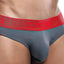 OTZI Grey/Red Side Stripes Contrast Brief