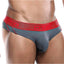 OTZI Grey/Red Side Stripes Contrast Brief