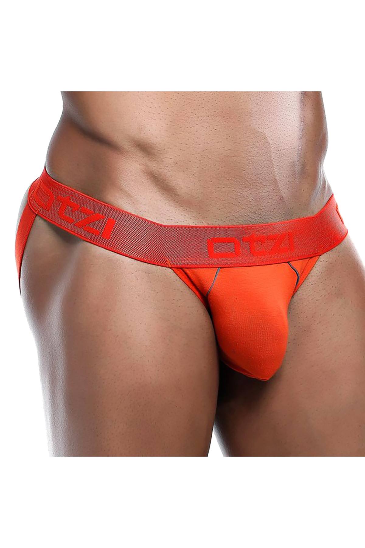 OTZI Orange Cotton Jockstrap CheapUndies