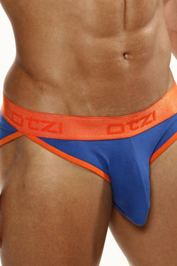 OTZI Royal Blue/Orange Cotton Brief thumbnail 4