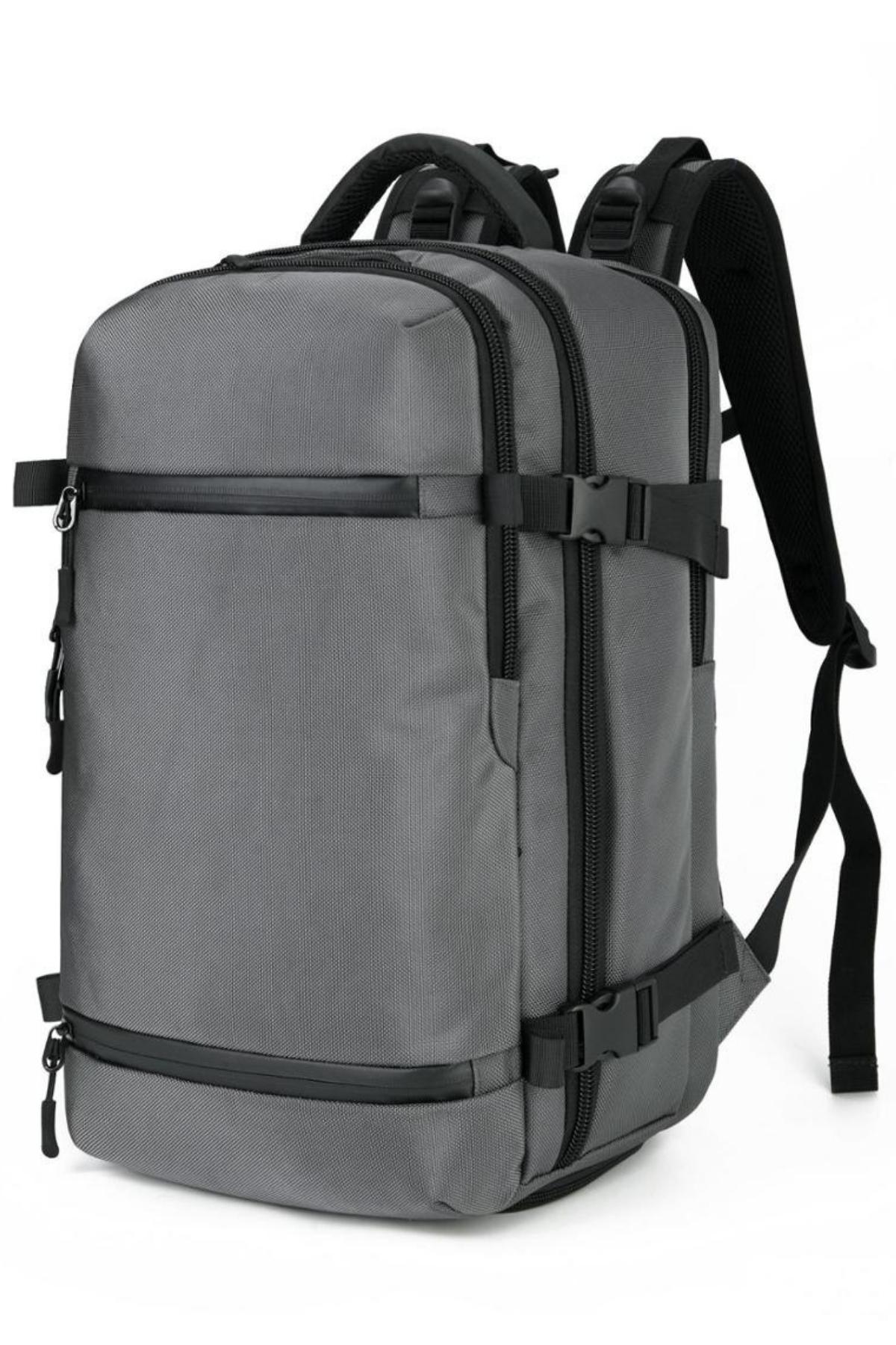 OZUKO 8983S Charcoal Large Waterproof Backpack