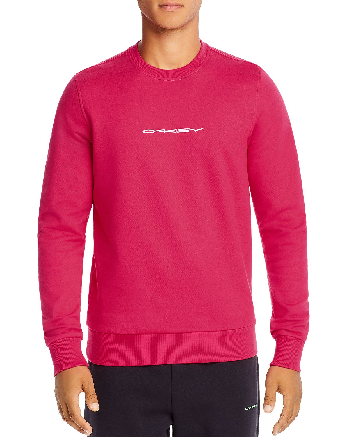 Oakley Logo Crewneck Sweatshirt Pink