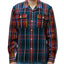Obey Capital Woven Plaid Regular Fit Button-down Shirt Teal Multi
