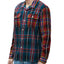 Obey Capital Woven Plaid Regular Fit Button-down Shirt Teal Multi