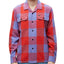 Obey Check Slim Fit Shirt Red Multi