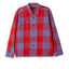 Obey Check Slim Fit Shirt Red Multi