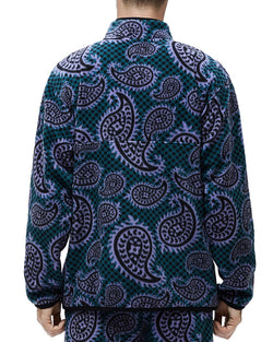 Obey Eisley Paisley Half-zip Fleece Paisley Teal thumbnail 2
