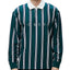 Obey Firm Striped Classic Fit Polo Shirt Dark Teal